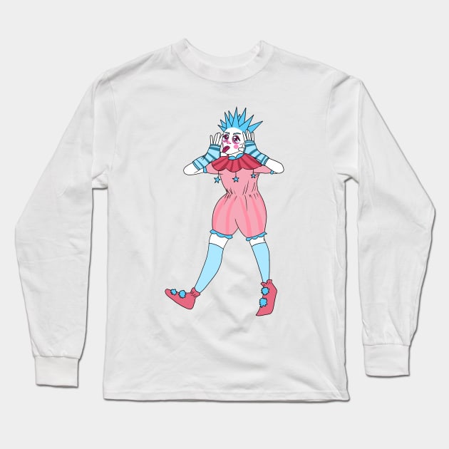 subtle trans flag Long Sleeve T-Shirt by annoyingarts